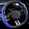 Car Steering Wheel Cover Carbon Fiber Sports Ultra-thin Non-slip Card Cover For Mitsubishi Lancer Ralliart 10 3 9 EX Outlander 3 ASX L200 Accessories