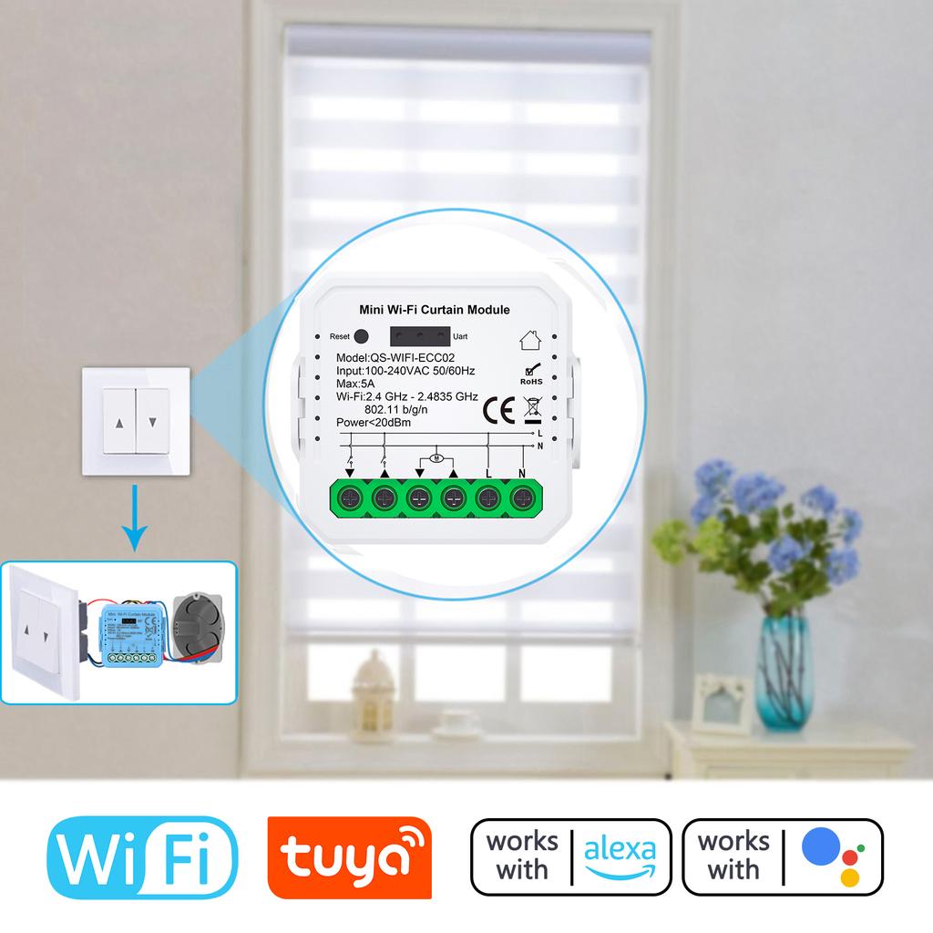 Tuya WiFi Zigbee Smart Vorhang Schalter Modul Smart Leben APP für Rollläden Rollladen Elektromotor Arbeiten mit Alexa Google Hause