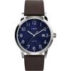 TIMEX Main Street 38mm Leather Strap Watch TW2Y67500