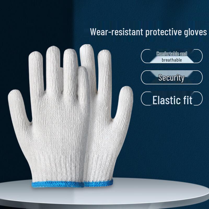 Maihan Anti-slip Nylon Cotton Work Gloves One Size