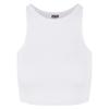 Urban Classics Womens/Ladies Ribbed Organic Crop Top (Pack of 2)