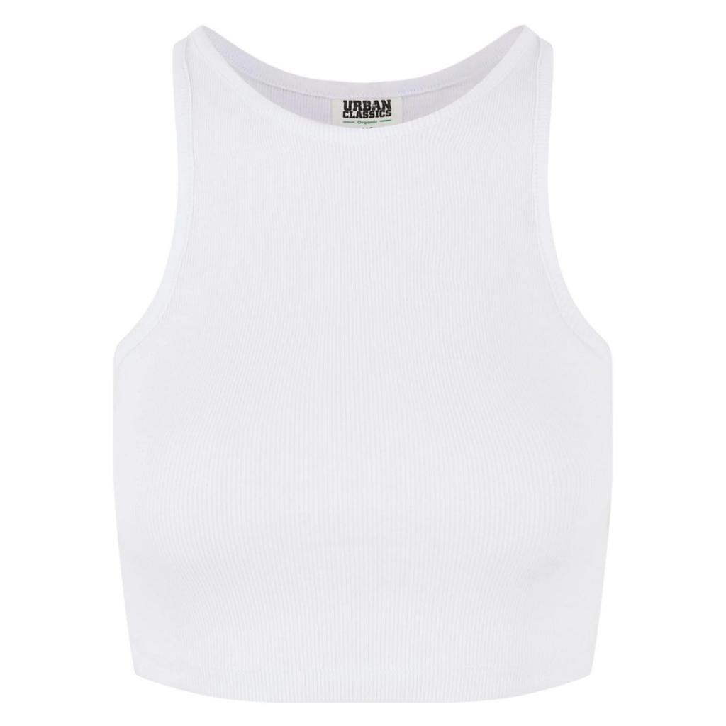 Urban Classics Womens/Ladies Ribbed Organic Crop Top (Pack of 2)