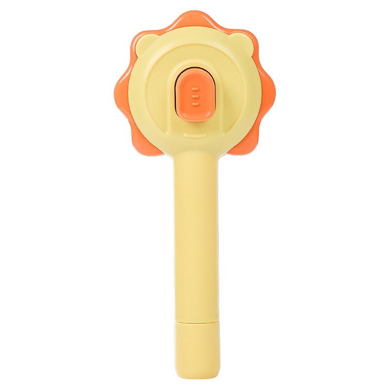 

1 шт. - Расческа для удаления шерсти домашних животных «Подсолнух», щетка для груминга собак, расческа для удаления шерсти кошек жёлтый