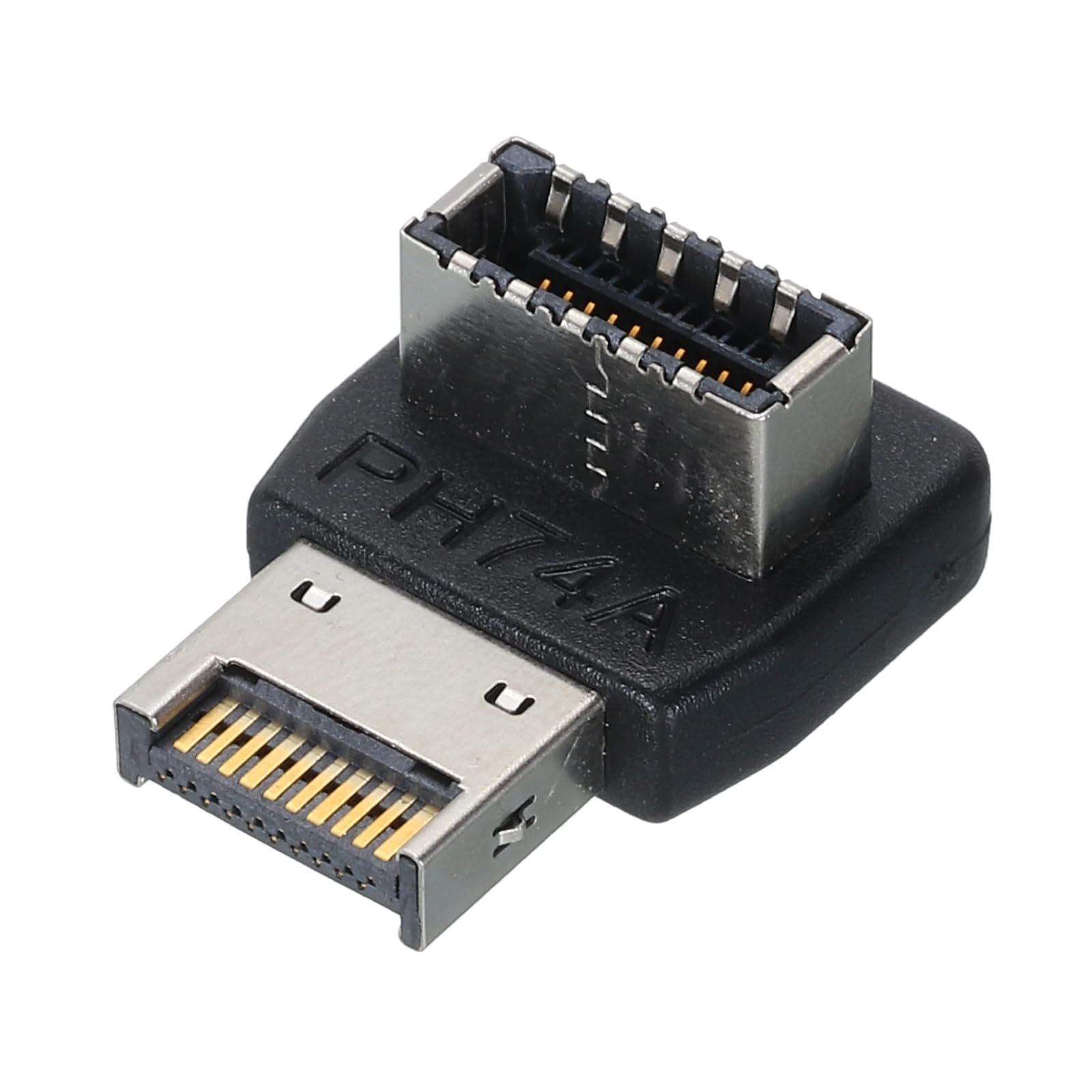 

uxcell u s 90 Degree Adapter Right Angle Front Panel Header for Motherboard Computer PC Plastic Shell b3.1 TYPE-E Type-E Style-A