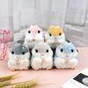 Cute Cartoon Hamster Plush Keychain Doll - Stuffed Animal Schoolbag Pendant Gift