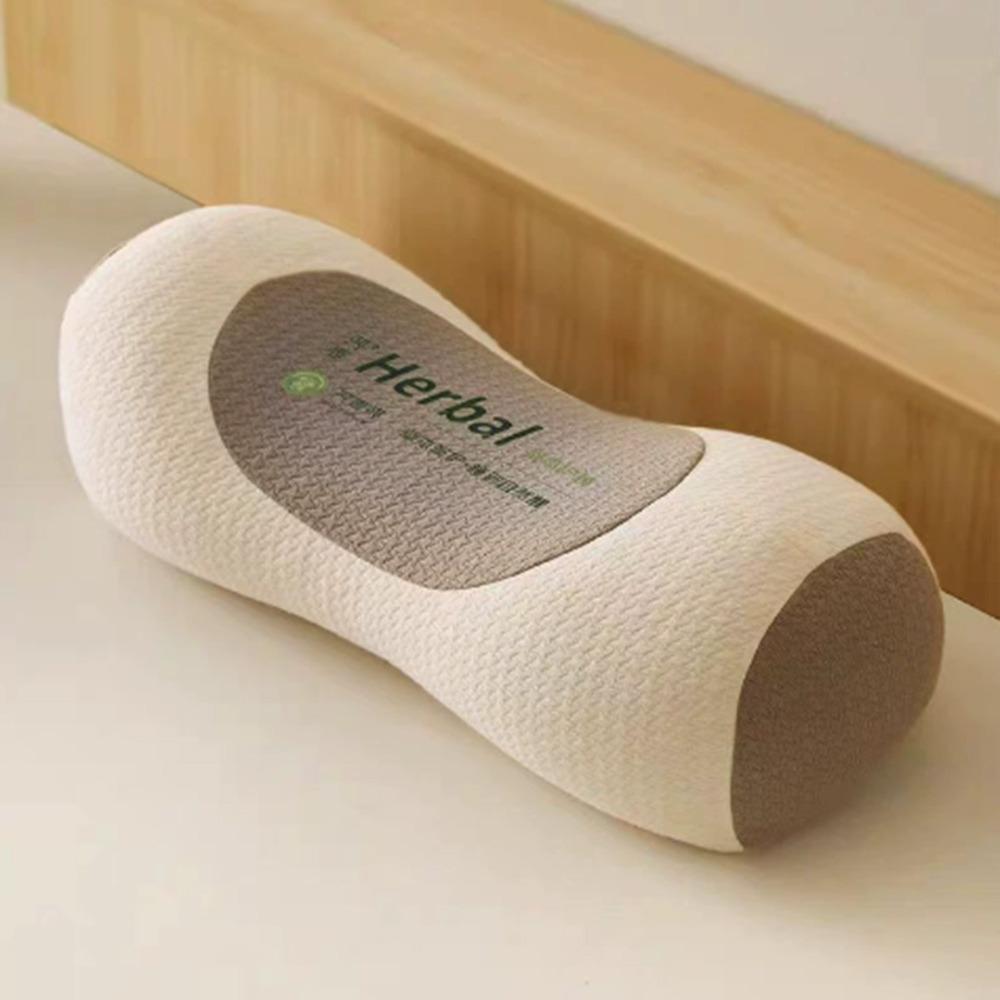 Cylindrical Buckwheat Pillows Breathable Anti-arch Cervical Vertebra Pillow Help Sleep Neck Pain Relief