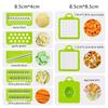 Nice Smart 15 Pcs. Vegetable Cutter Vegetable Slicer Shredder Onion Manual Dicer