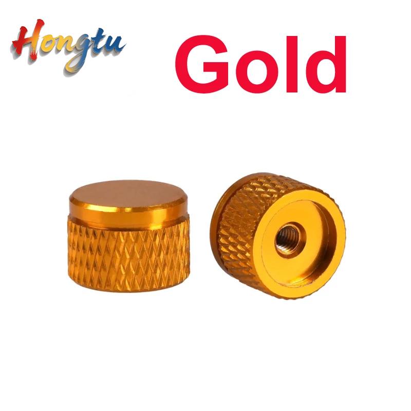 6#-32UNC M3 M3.5 M4 Colorful Knurled Aluminum Thumb Nuts Blind Hole Hand Tighten For PC Computer Case