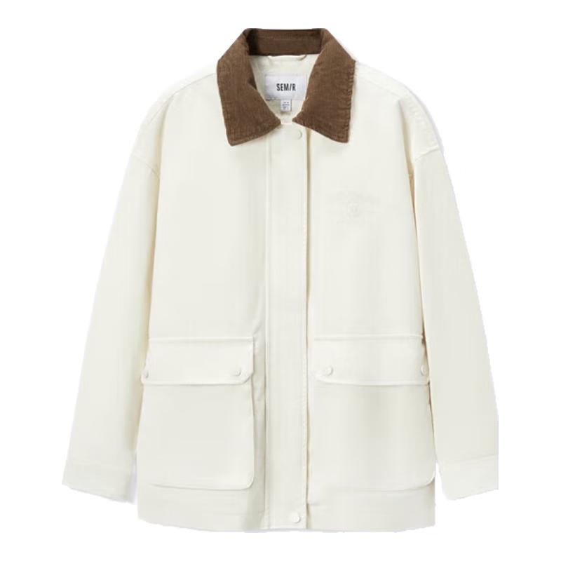 

Semir Women s Embroidered Corduroy Jacket L