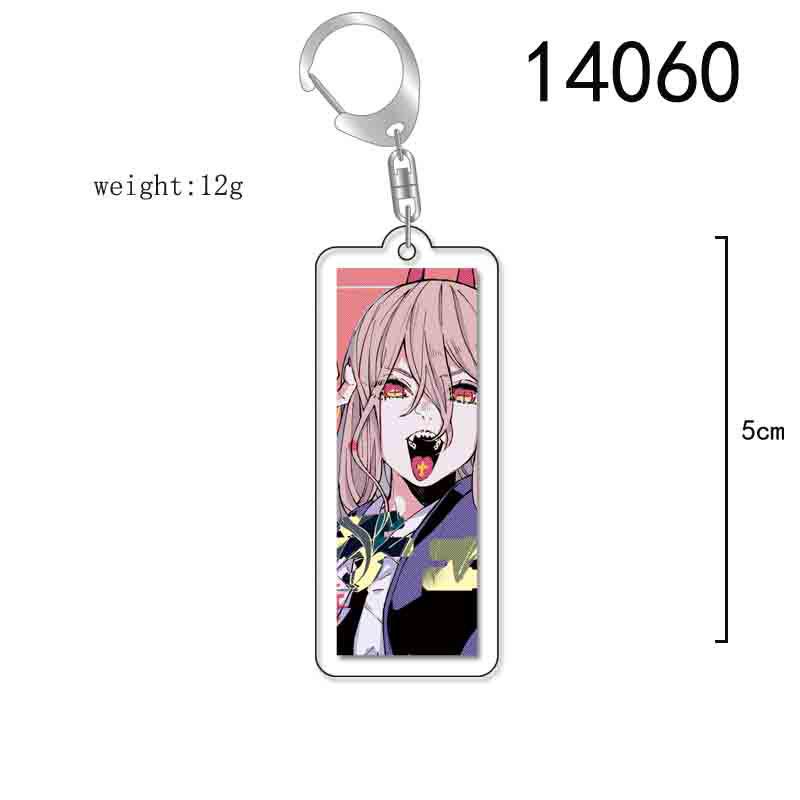 Chainsaw Man Pochita Acrylic Keychain Pendant - Cute Cartoon Anime Bag Charm In Stock