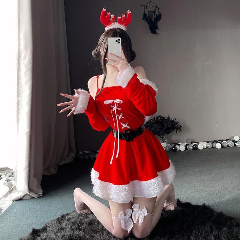 New Christmas Costumes Stage Performance New Party Costumes Sexy Christmas Costumes Bunny Cos Women's Clothing