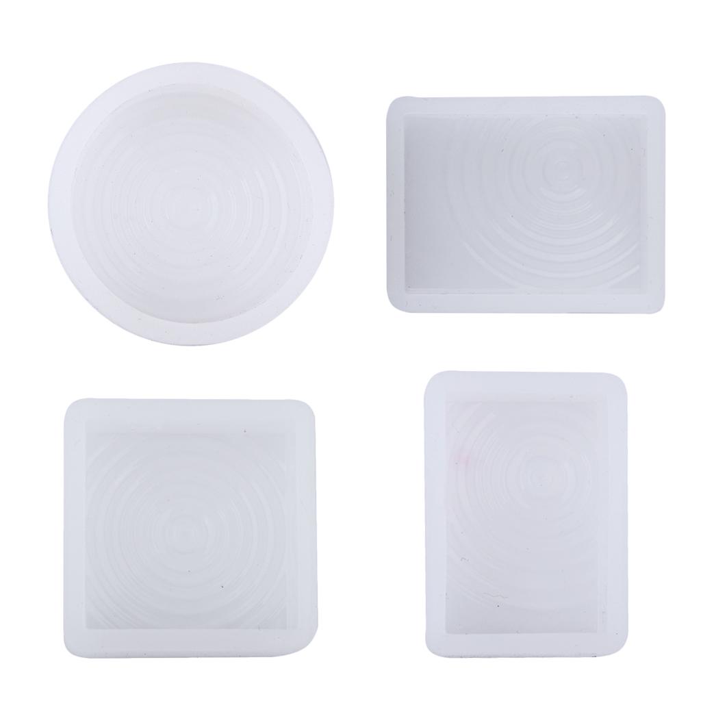 Water Silicone Pendant Mold DIY Resin Jewelry Making Mould 39x30x13mm