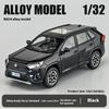 1/32 alloy Toyota RAV4 car toy model, exquisite desktop ornaments, best collection for car model enthusiasts, Halloween gifts