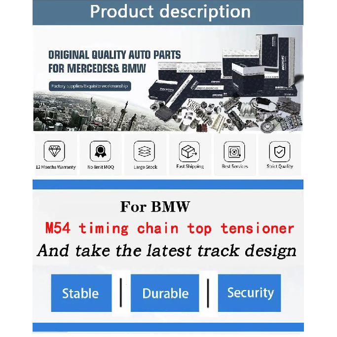 11311738700 timing chain tensioner M54 engine car is suitable for  E36 E46 E39 E60 E34 E83 E53 timing chain top tensioner.