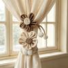 2PCS Adjustable Curtain Tie Strap Creative Curtain Buckle Gauze Curtain Binding Rope  Home Decor