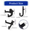 3 Pieces Multi Purpose Garage Hooks For Hanging Tools Ladders Hoses Trimmers Practical Shed Accessories Hangers