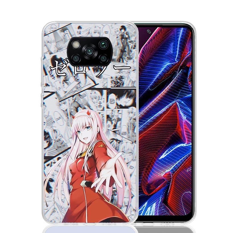 Darling In The FranXX Anime Phone Case For Xiaomi Poco X7 X6 X5 Pro F7 Ultra Redmi 15C 15 13 13C 12 12C 10 10A 10C 9 9A 9C 9T Co