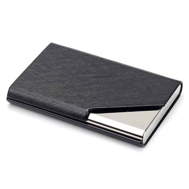 

Роскошный кошелек, держатель для кредитных карт для женщин и мужчин, модный брендовый чехол для карт, держатель для визиток чёрный