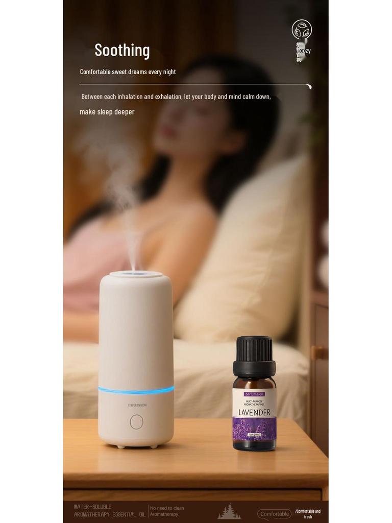 12-Piece Aromatherapy Essential Oil & Humidifier Set for Home and Car