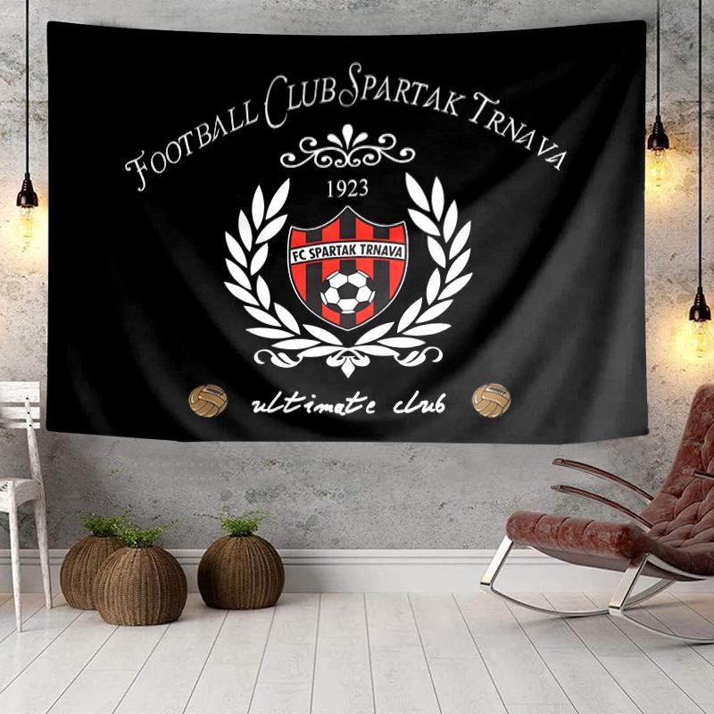 1PC FC Spartak Trnava Tapestry Hanging for Bedroom,Livingroom, Playroom,Decor Art Room Wall Tapestry Holiday and Birthday Gifts