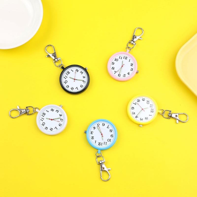 Portable Anti Shock Digital Keychain Timepiece For Outdoor Enthusiasts Seniors Traveler Lightweight Wearable Accessory