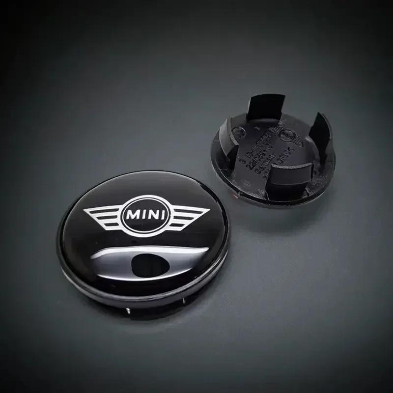 54mm-4pcs Suitable for modification of the logo of the center cover of BMW mini hub cover Cooper mini countryman car tire.