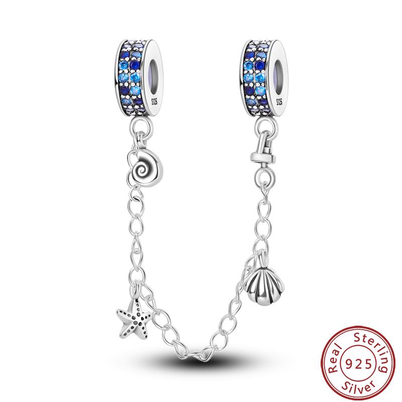 Vendi Charms a Catena con Animali, Piante, Viaggio, Design di Moda, Perline in Argento 925, 3mm, Fai da Te, Creazione di Gioielli Fini