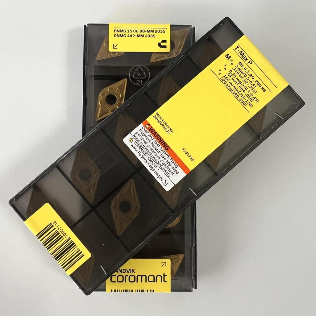 SANDVIK / DNMG150608-MM 2035 / Original Swedish hard alloy blade 10 Pcs