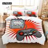 Games Duvet Cover Kids Gamepad Bedding Microfiber Video Game Controller Comforter Cover Twin Full for Teen Girl Boy Bedroom