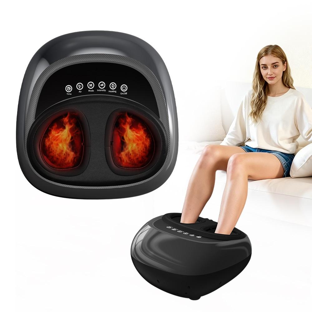 Intelligent full-body Temperature foot massager, with multiple strength settings, suitable for most foot sizes, EU adapter, the ideal gift for elders
