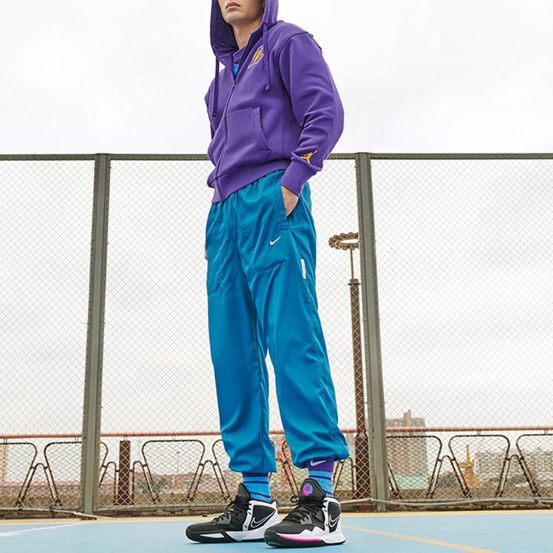 Jordan Sweatshirts Men's All Over Purple Hooded Moderate Cardigan DB1880-504