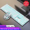 USB Wired Mechanical Feel Keyboard for Gaming and Office