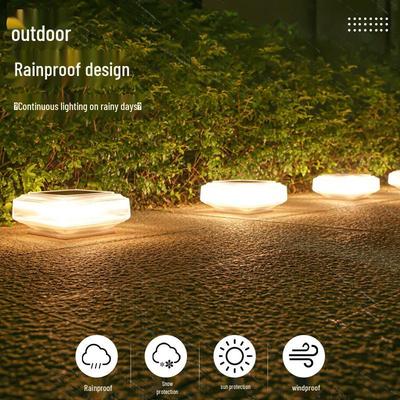 Waterproof Solar LED Post Light for Outdoor Fences and Courtyards