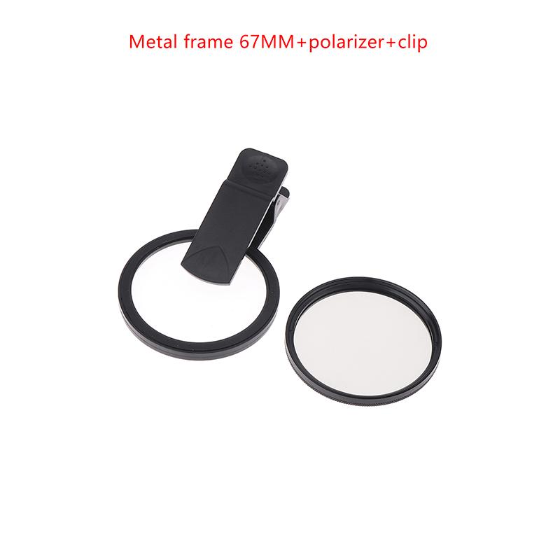 1Set Mobile Photography Polarizer Lens Filter With Clip CPL Polarizer Eliminates Reflection And High-Definition Filter