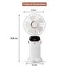 USB-wiederaufladbarer Handventilator Kleiner tragbarer leiser Schreibtischventilator