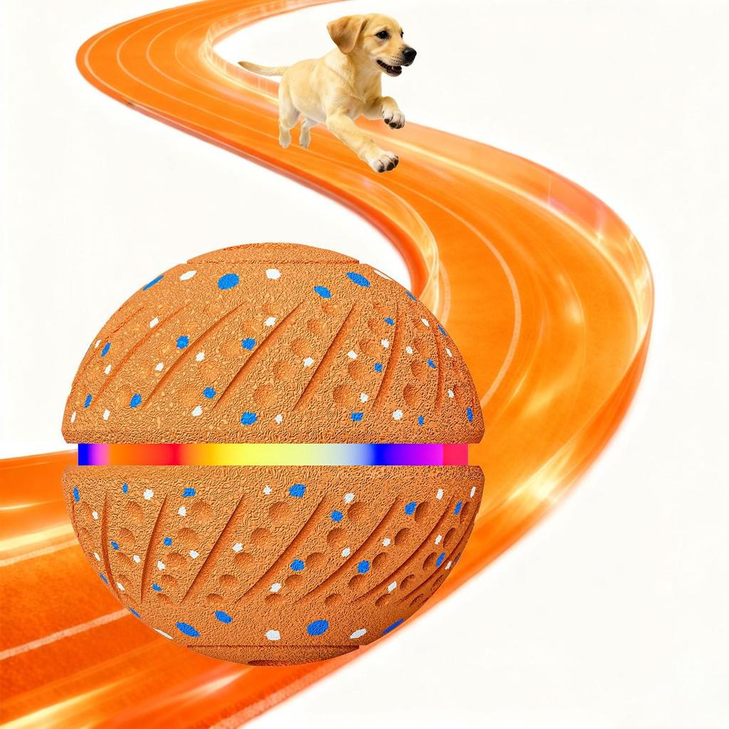 Waterproof Smart Electric Dog Teasing Ball: Bite-Resistant ETPU Interactive Pet Bouncing & Teeth Grinding Toy
