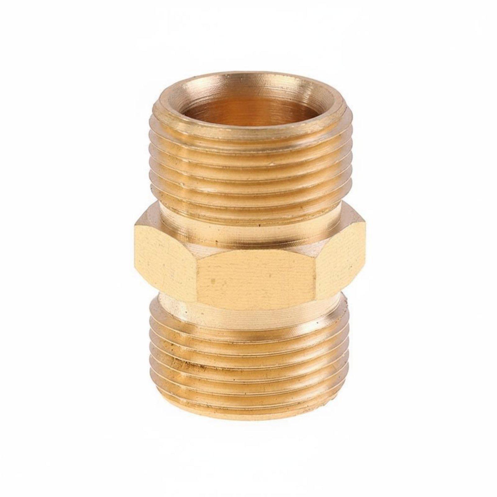M22 Male to Male Connector Pressure Washer Hose Extension Fitting Power Washer Hose Coupler Sturdy Duty
