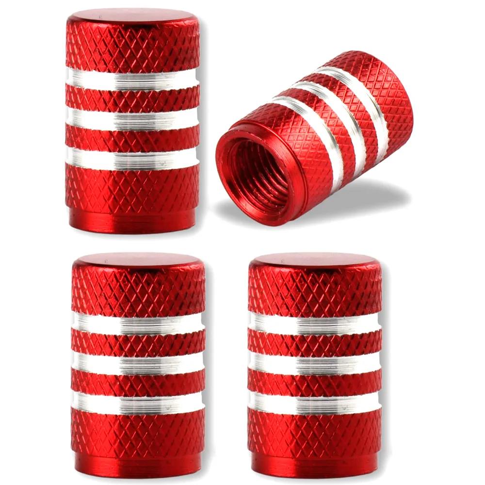 Aluminum Alloy Tire Valve Stem Caps 4 Pcs Universal Stem Covers for Cars Motorcycles and Bikes Auto Tire Accessoires Stem Caps1