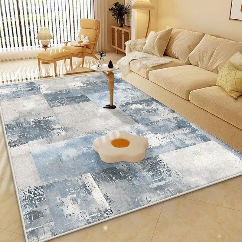 Modern Simple Style Plain Colour Carpet Living Room Non-slip Light Luxury Cute Girl Room Decor Rug Soft Washable Sofa Table Mat