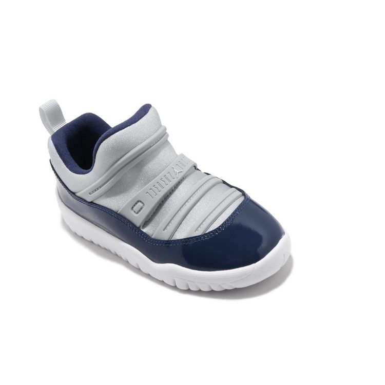 Jordan 11 Retro Little Flex TD Toddler Grey Blue Sneakers BQ7102-007