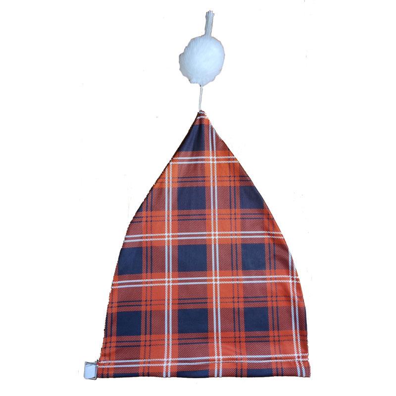 Elegant europeisk och amerikansk julmössa med tofs