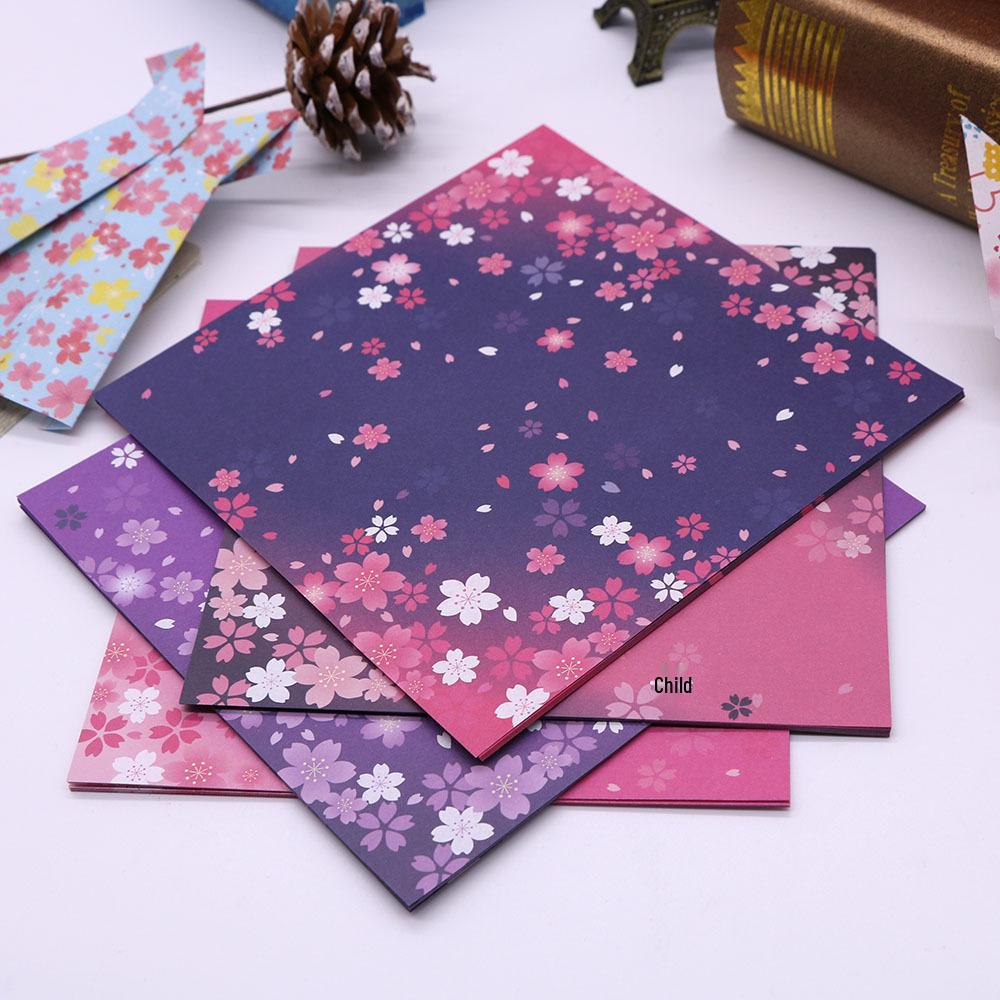 Cherry Blossom Origami Craft Paper Square Sheets