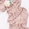 1PCS/10PCS 90*180cm Voile Cheesecloth Table Runner Semi-Sheer Gauze Dining Table Decoration for Wedding Brithday Party Christmas