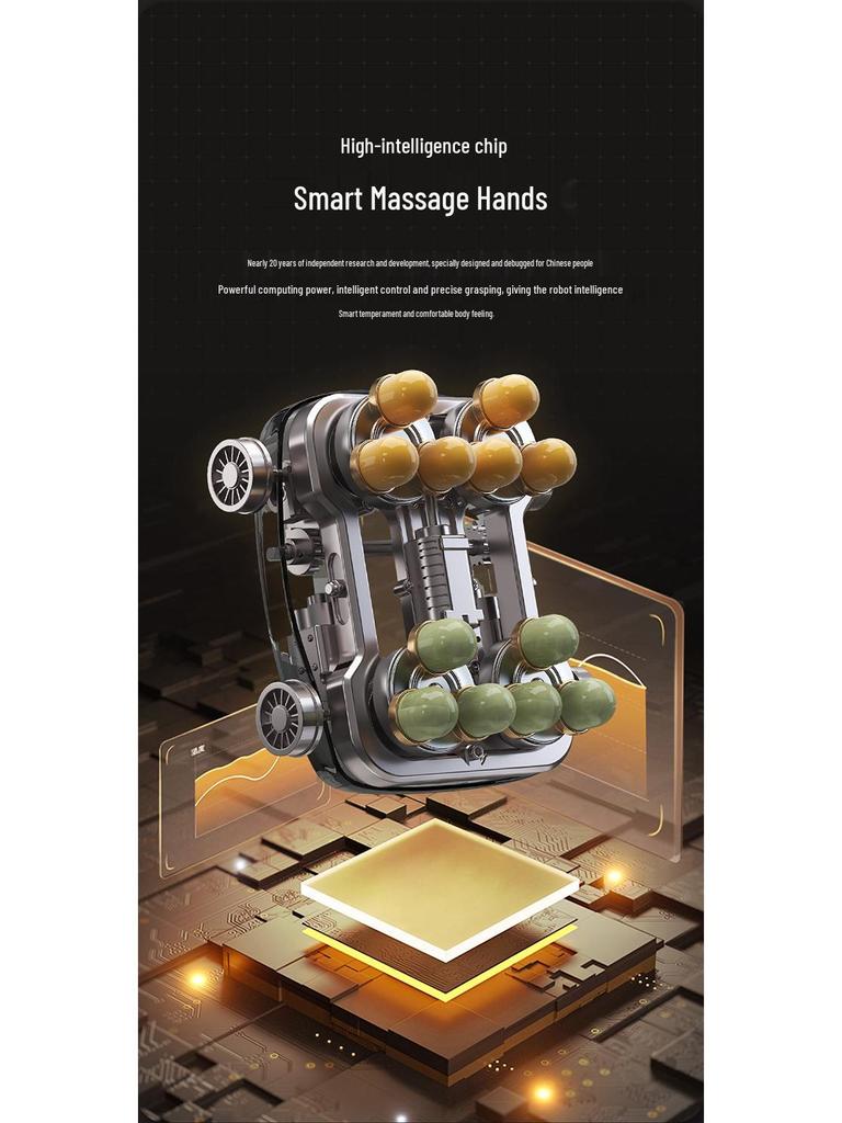 Honglongkang Zero Gravity Intelligent Full-Body Massage Chair with Music Function
