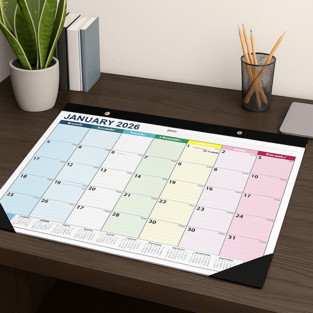 Spacious Wall Calendar Monthly Layout Monthly Planner Calendar 18-Month Calendar  Wall Mount