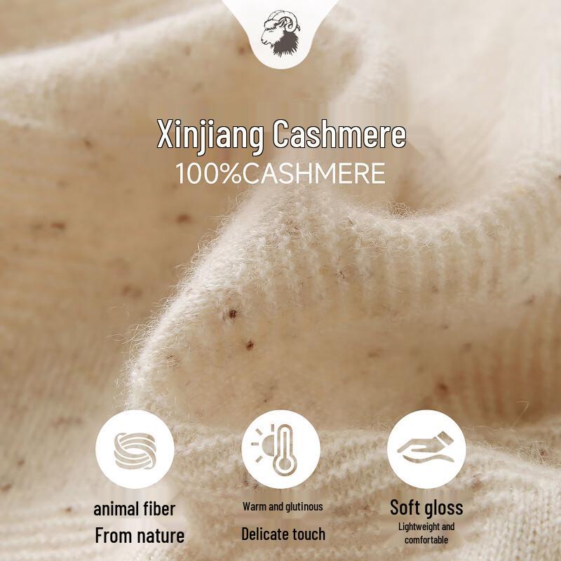 Zhaojun Women's 100% Cashmere Embroidered Cardigan Sweater