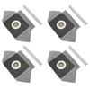 4PCS Non Woven Fabric Dust Bag Washable Garbage Bag for 10x11cm Card Slot Household Vacuum Cleaner