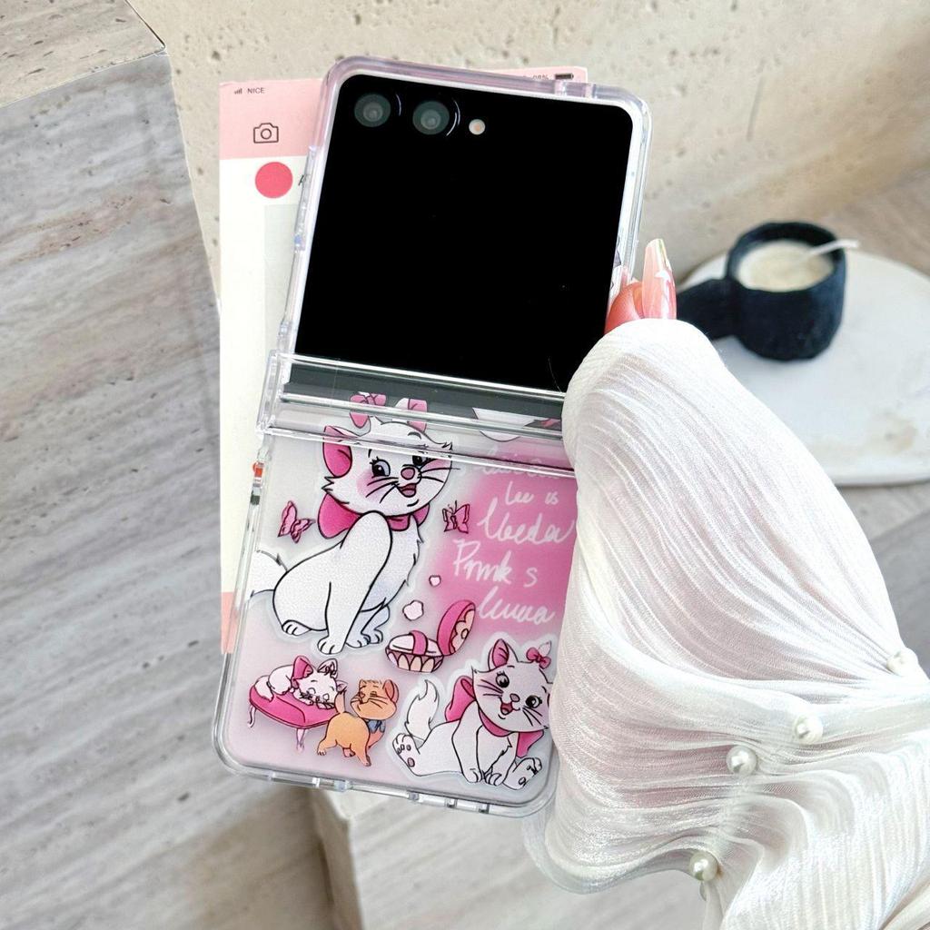 Aristocats Foldable Z Flip Phone Case - Drop-Proof, Creative Women's Design for Z Flip 6/7