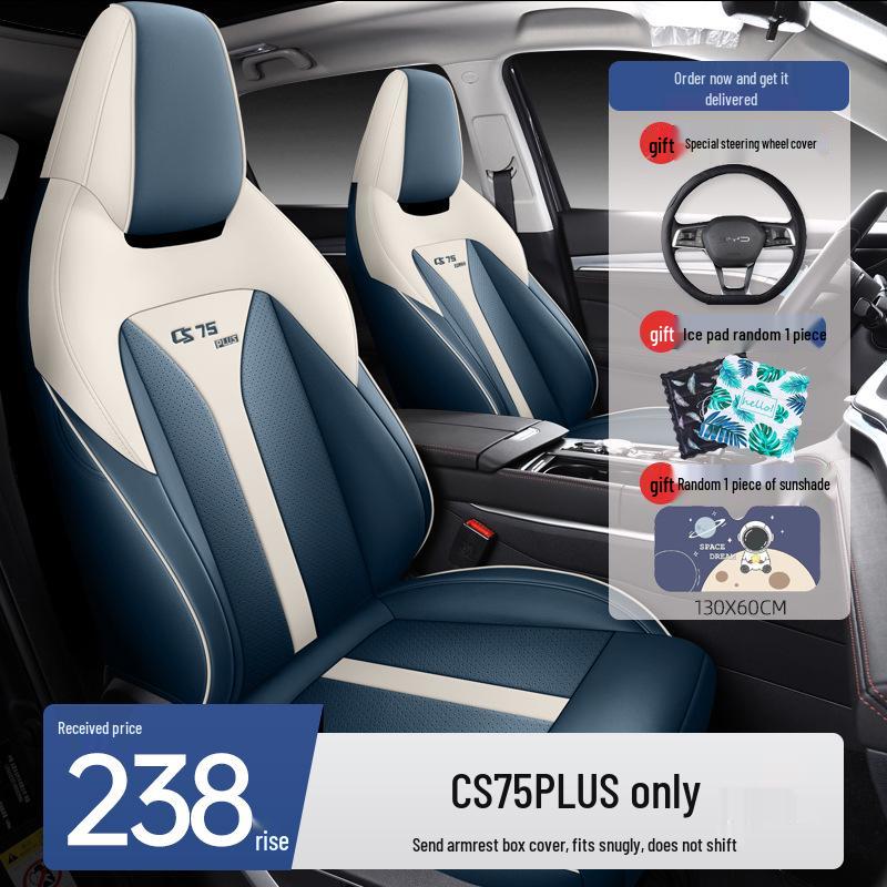 Cojín Universal para Asiento de Coche para Todas las Estaciones para Changan CS75 PLUS 2ª/3ª Generación - Cobertura Completa