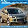 Fog Light Grill Cover Frame Lamp Shade Under Front Bumper for Ford Escape/Kuga 2013 2014 2015 2016 DV45-17K947-A DV45-17K946-A DV45-17K945-B (Grille